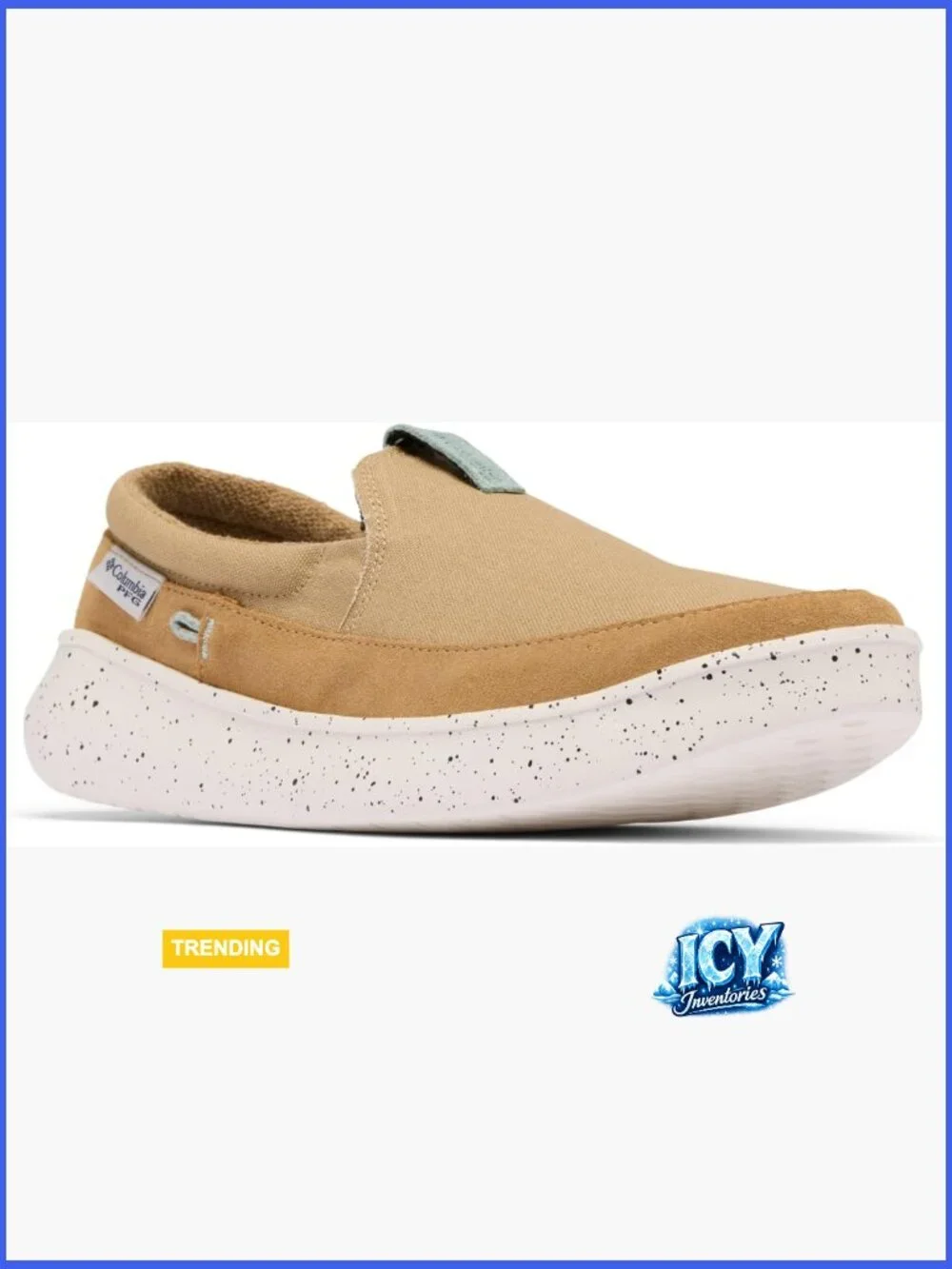 Canvas Suede Slip-On Boat Shoes Fishing Loafer Omni-Grip LT